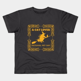 I Love My Beloved Cat- A Cat Lover Kids T-Shirt